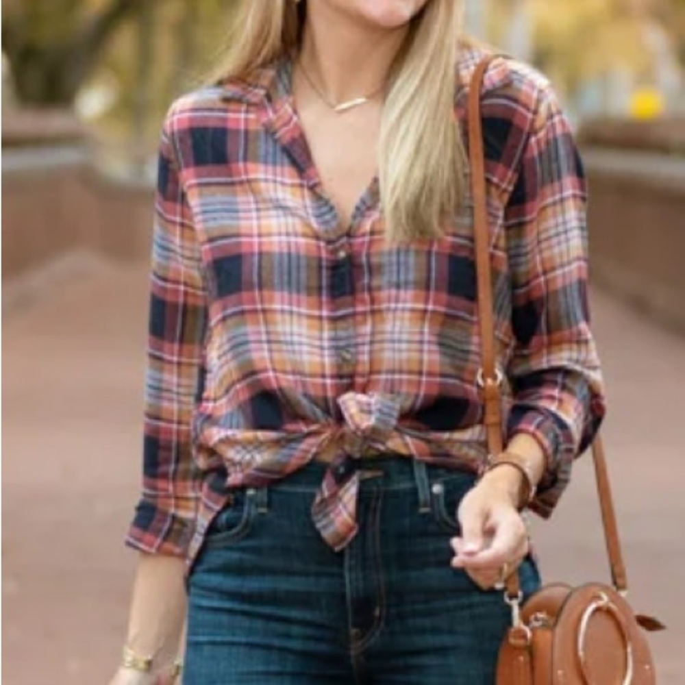 NWT AMERICAN EAGLE Boyfriend Flannel